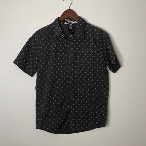 SHAUN WHITE | Gray With White Detail Button Down